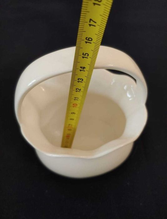 Coșuleț porțelan alb