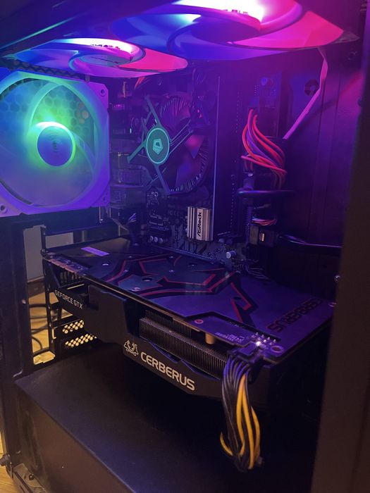 Продам игровой компьютер i3 10100/16gb ram/Gtx 1070 ti