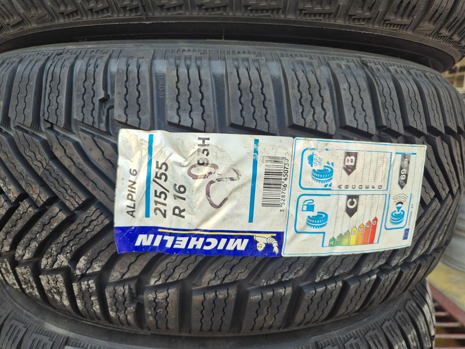 4 Anvelope M+S IARNA - 215/55/16 - Michelin Alpin 6 - NOU - DOT 2020 !