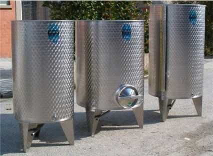 Recipiente inox alimentar cu capac flotant si accesorii pentru vin si alte bauturi