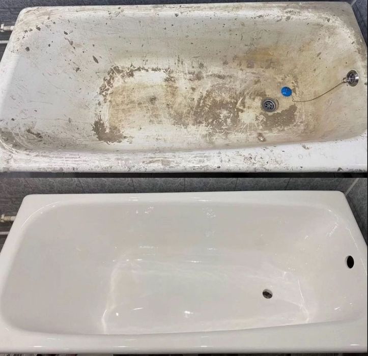 Реставрация ванн жидким акрилом, как новая