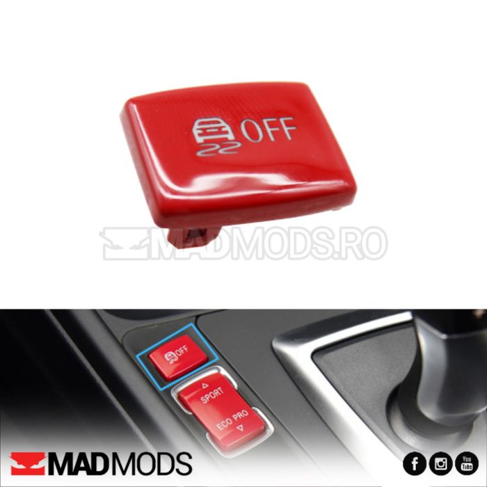 Buton rosu pornire motor, Sport, DSC Off, Parking BMW Seria 1 2 3 4