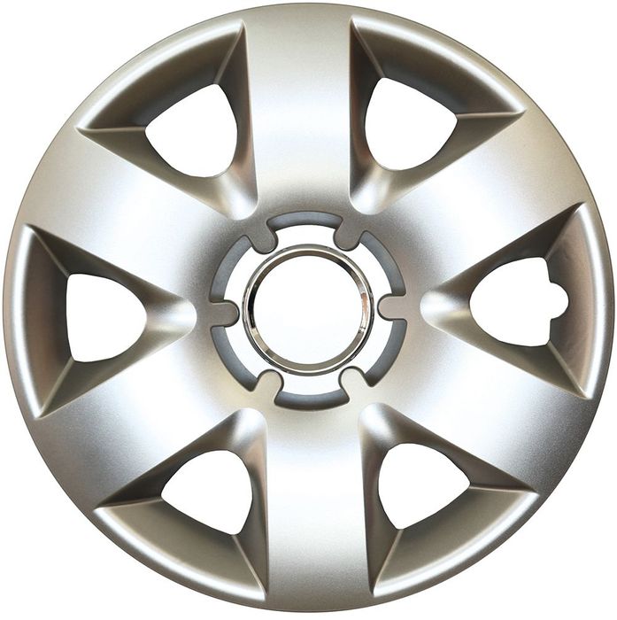 Set capace roti 14 inch tip Renault, culoare Silver 14-215