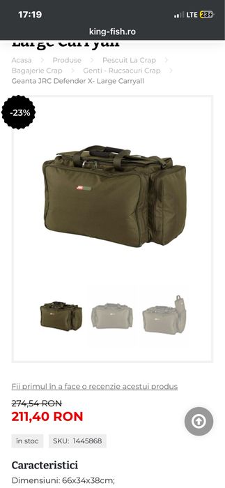 Geanta Jrc Defender XL