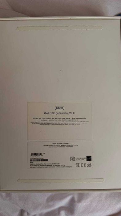 Apple iPad 10 gen WiFi состояние идеальное, как новый