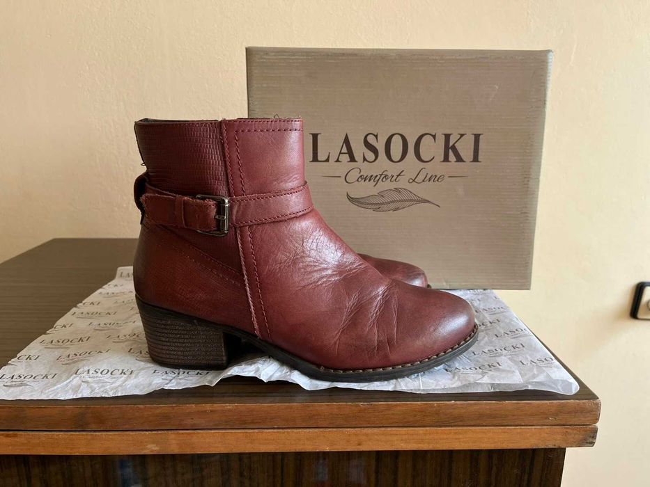 Дамски ботуши Lasocki от естествена кожа номер 41