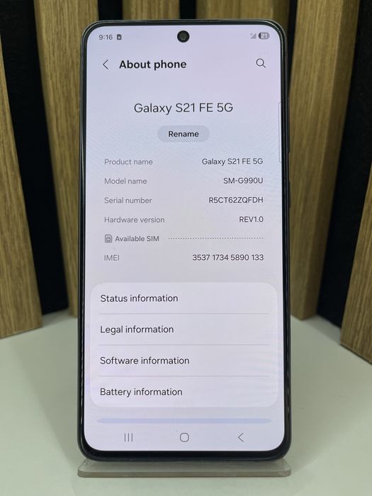 Samsung S21 FE 128Gb 6Gb ram Garantie / Factura #56762
