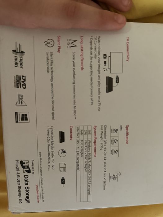 DVD vvriter slim portable
