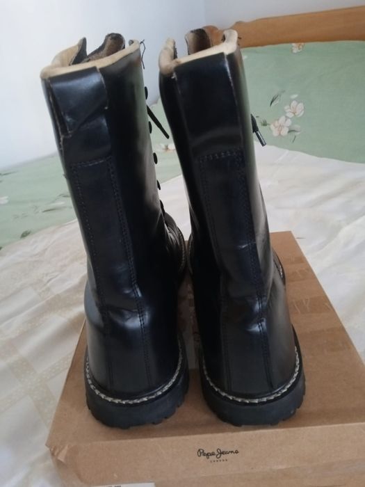 Bocanci militari Germania piele naturală 100% mărimea 45