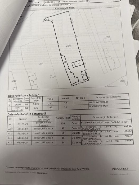 Vand casa la tara la 10 km de Dobra, proprietar
