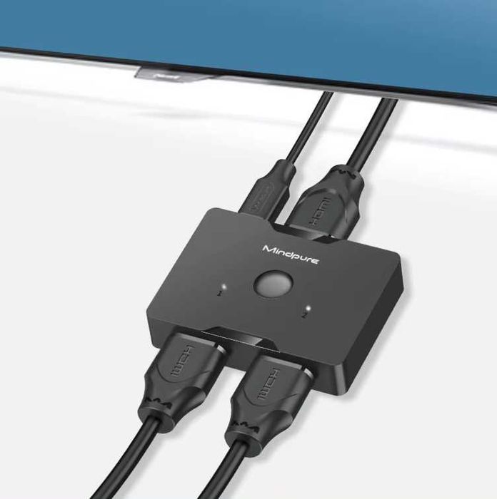 HDMI переключатель (Switcher ) Mindpure, 4K, 2-порта
