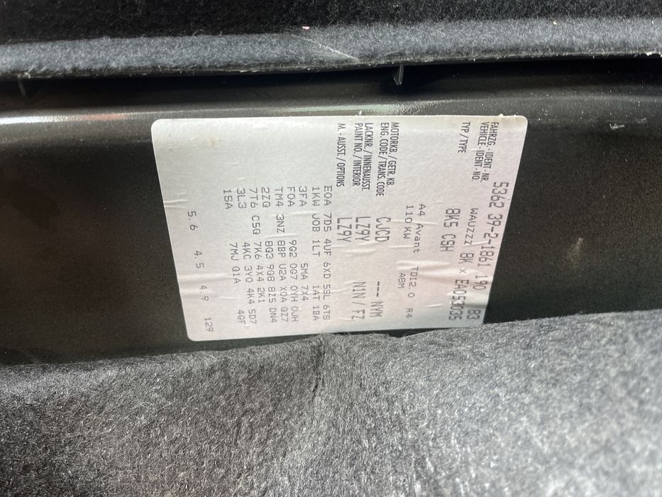 motor audi a4b8.5 2.0tdi cjcd