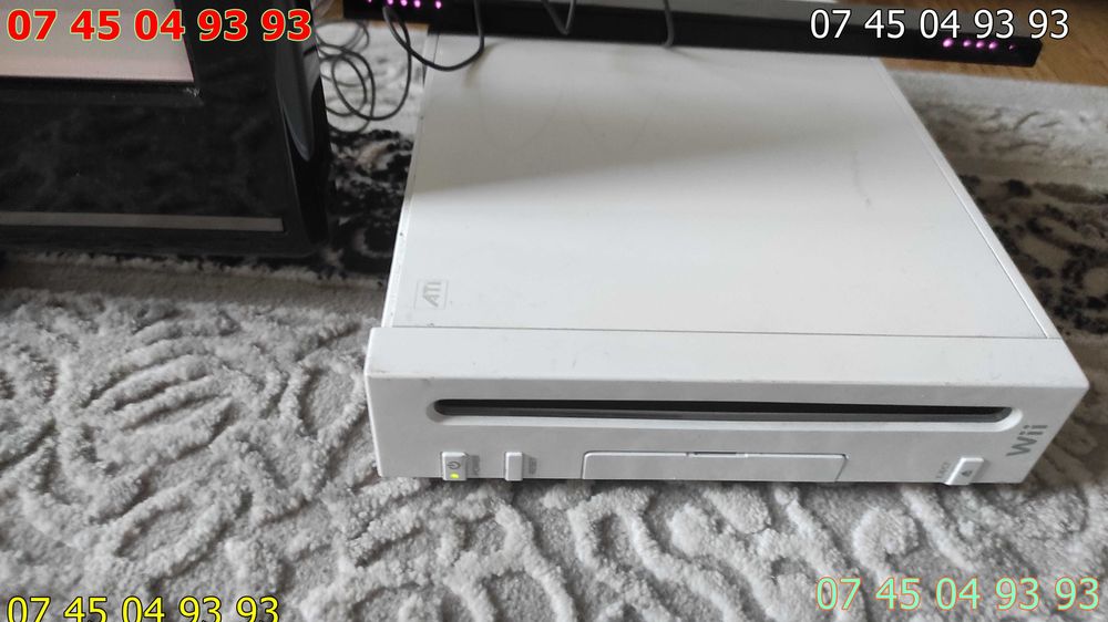 consola wii completa maneta nunchak alimentator cablu senzor