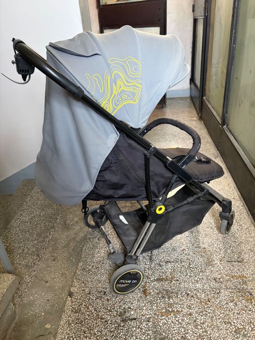 CHIPOLINO Лятна количка MOVE ON сива + зимно покривало