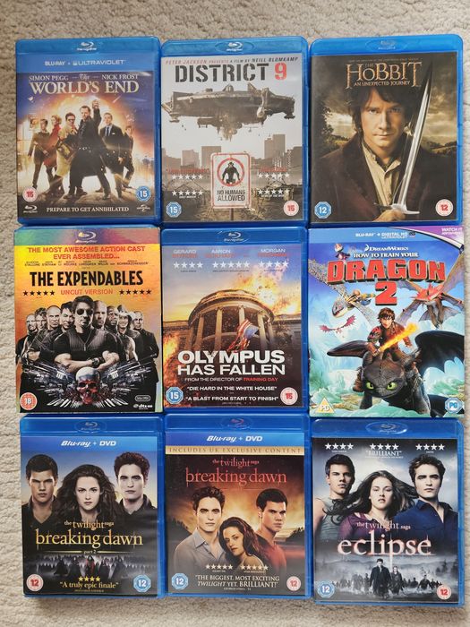 Оригинални Blu-Ray и сериали на Английски език от лична колекция