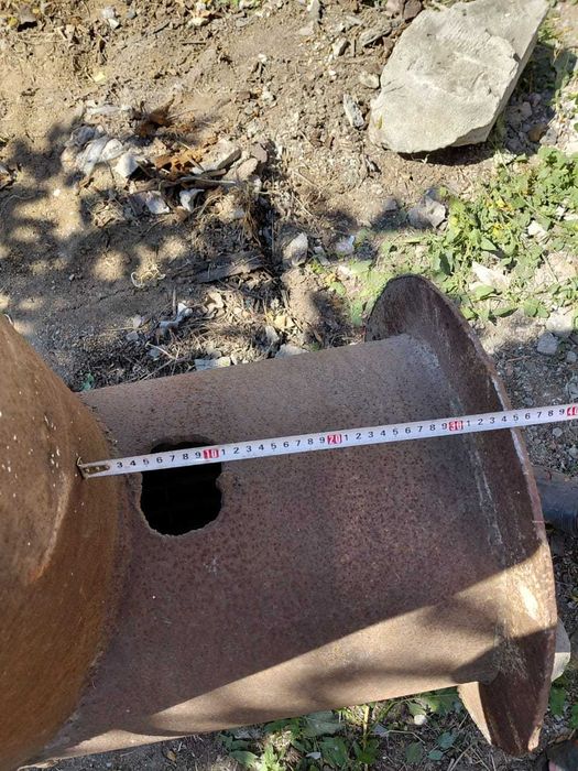 Печь для бани труба толщиной 8мм.