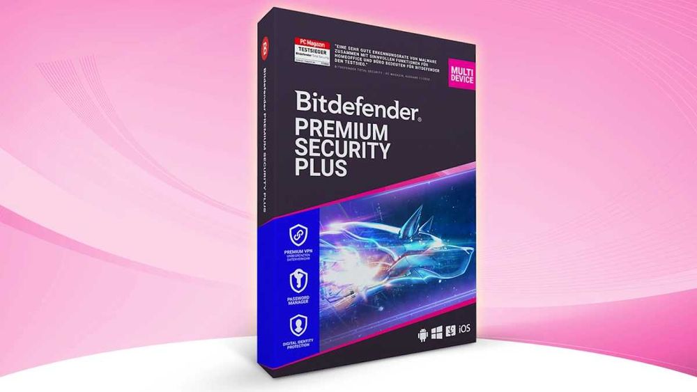 Bitdefender Premium Security cu licenta 1 an si VPN nelimitat - 5 BUC