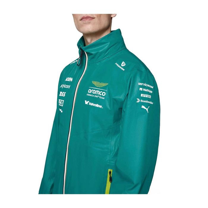 Aston Martin x Hugo Boss F1 Team Rain Jacket - Оригинално мъжко яке