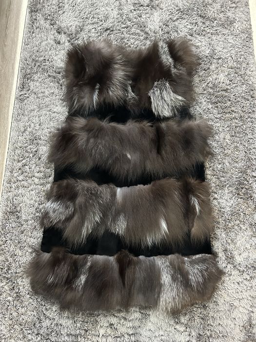 Дамски елек с естествен косъм