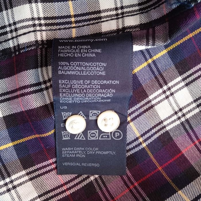 ГОЛЯМ TOMMY HILFIGER 3-4XL НОВА БЕЗ ЕТИКЕТ оригинална риза plaid shirt