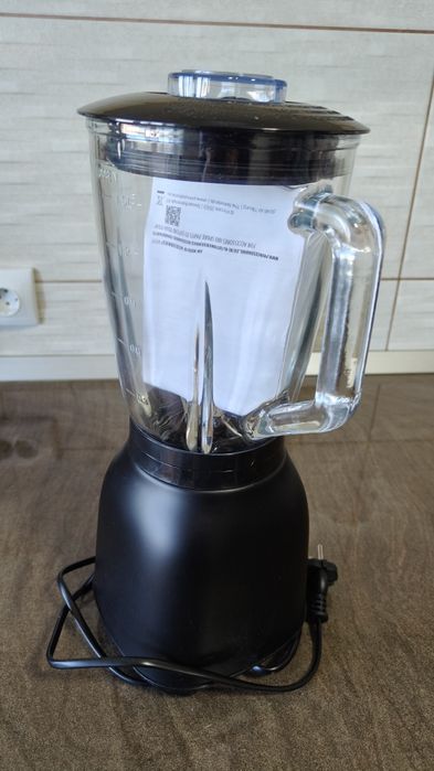 Blender Princess Black Steel, 1000W, 1,5 litri, nou