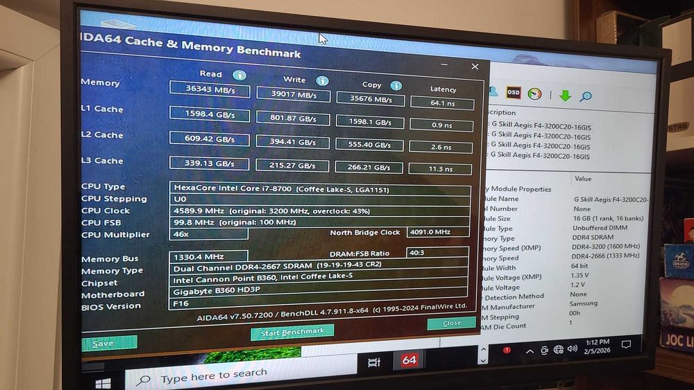 Memorie ram  G.SKILL Aegis, 16GB DDR4, 3200MHz noi