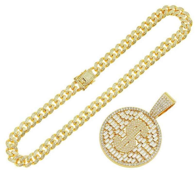 Lant Cuban cu pandantiv de tip dolar