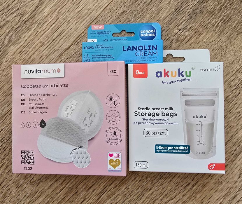 Електрическа помпа за кърма Lorelli - Hands Free, Grey - 2 броя