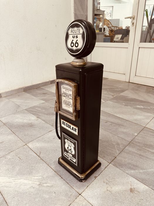 Ретро бензинова колонка ROUTE 66 – винтидж декор