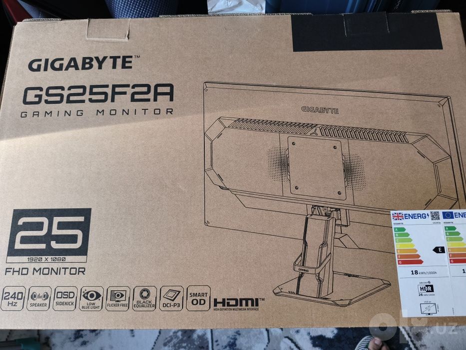 Gigabayt gs25f2a monitor