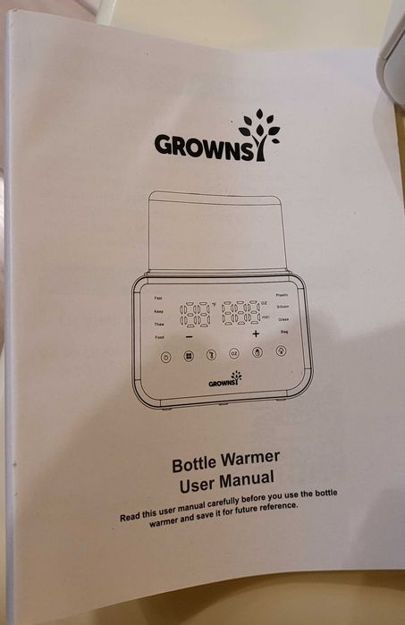 Двоен нагревател за бебешки шишета Grownsy