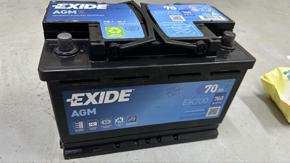 Аккумулятор Exide 70 AGM