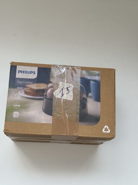 Черна яйцеварка Philips Series 3000