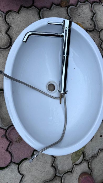 Chiuvetă baie lavoar cu baterie