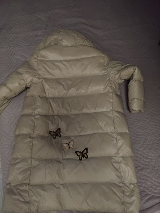 Куртка на девочку длиная