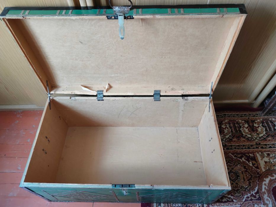 Сундук деревянный, старинный, раритетный. Сандық (Арша -ққ)