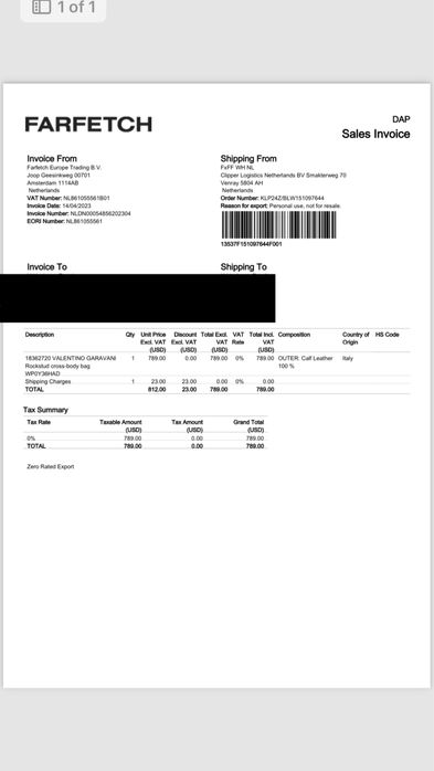 Сумка Valentino