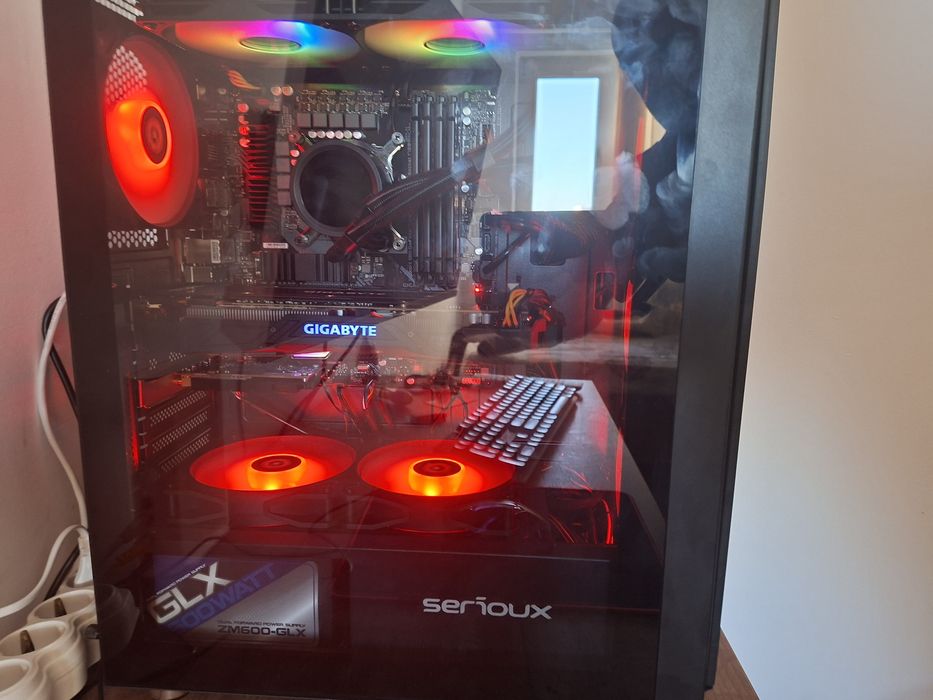 PC Gaming nou, I5 12400, Mb Gigabyte b760M DS3H, 32Gb DDr4  3200Mhz, 2 x M2 1 TB, 1Tb Hdd WD,  Gtx 1070 8gb 256 bit G1 gaming, Carcasa Gaming
