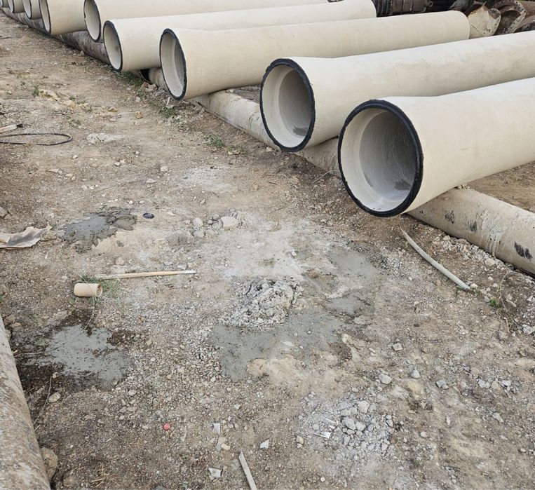 Tuburi beton armat Ø600 / Ø800 / Ø1000 – 5.20 m – Transport disponibil
