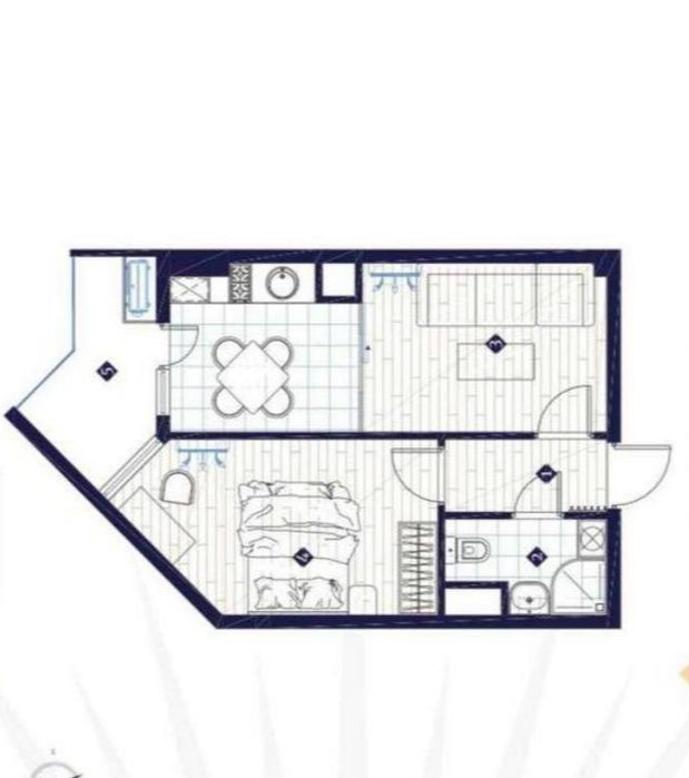 Продаётся 2-х комнатная с кадастром ЖК Imperial Club City