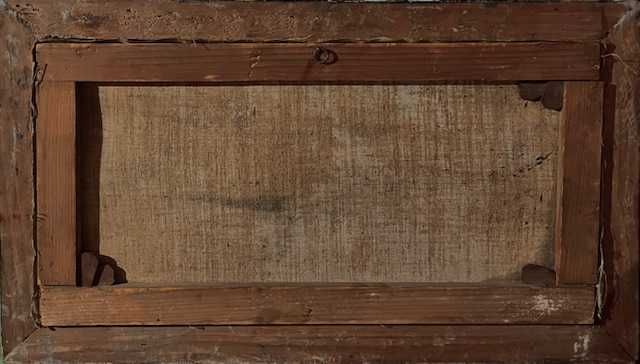 "LACUL ROȘU”-Tablou VECHI, AUTENTIC ulei/pz BARABÁS Márton (1893-1974)