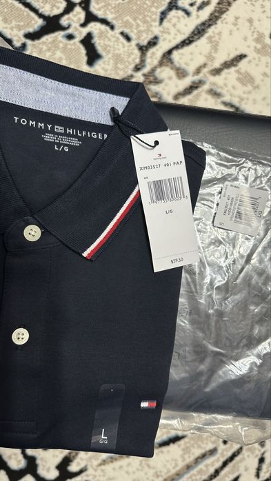 Футболка поло Tommy Hilfiger richard tipped. р-L.