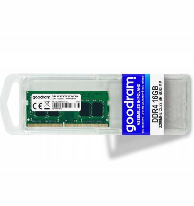 Goodram 16 GB DDR 4 3200 рам памет за лаптоп.