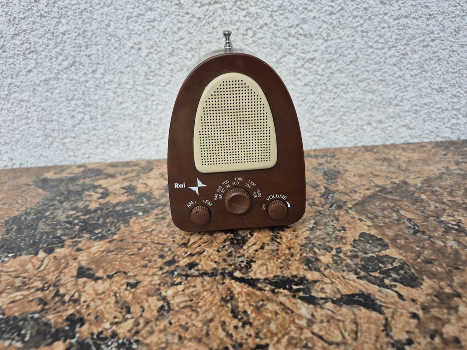 Radio portabil marca Rai made in Italy - functional