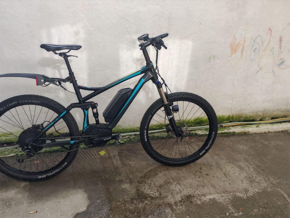 Bicicleta electrica full suspensi
