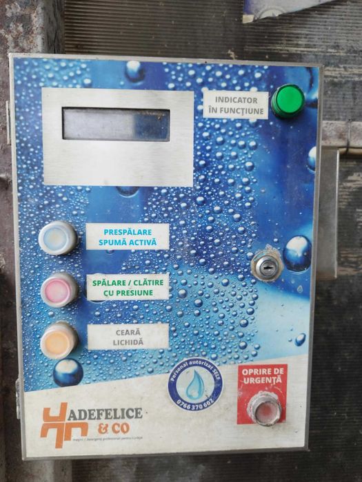 Spalatorie self service si aspirator self service