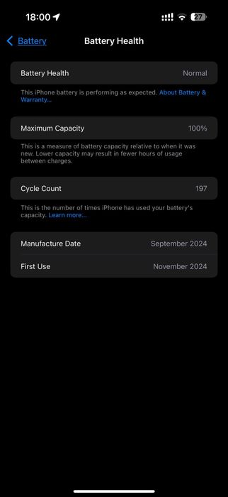 iPhone 16 Pro Max - Original - 100%