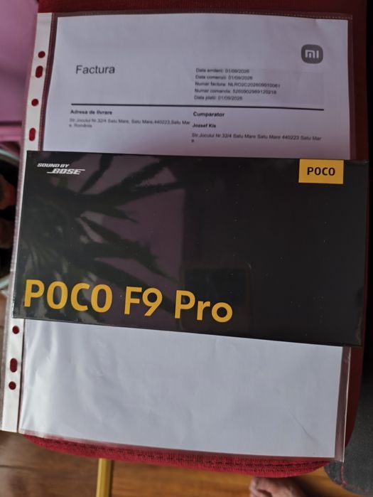 Poco F9 pro,silver,sigilat