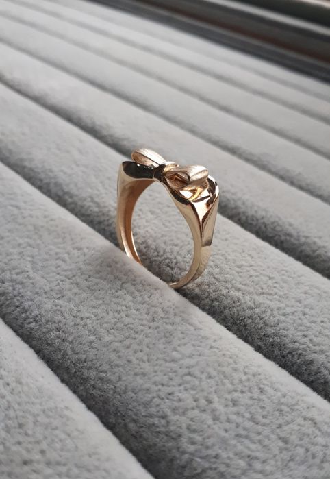 золотой кольца желтой золото 585-п,