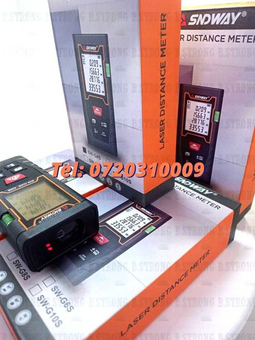 Dispozitiv Masura Laser 40m Sndway Digital Portabil Usor De Manevrat